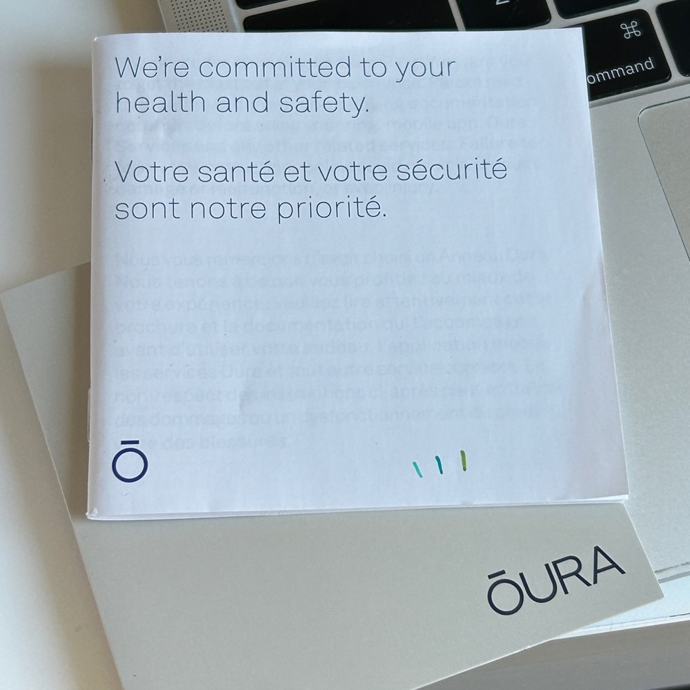 Oura Ring  Gen 3 Horizon Rose Gold size 10 - Picture 8 of 8